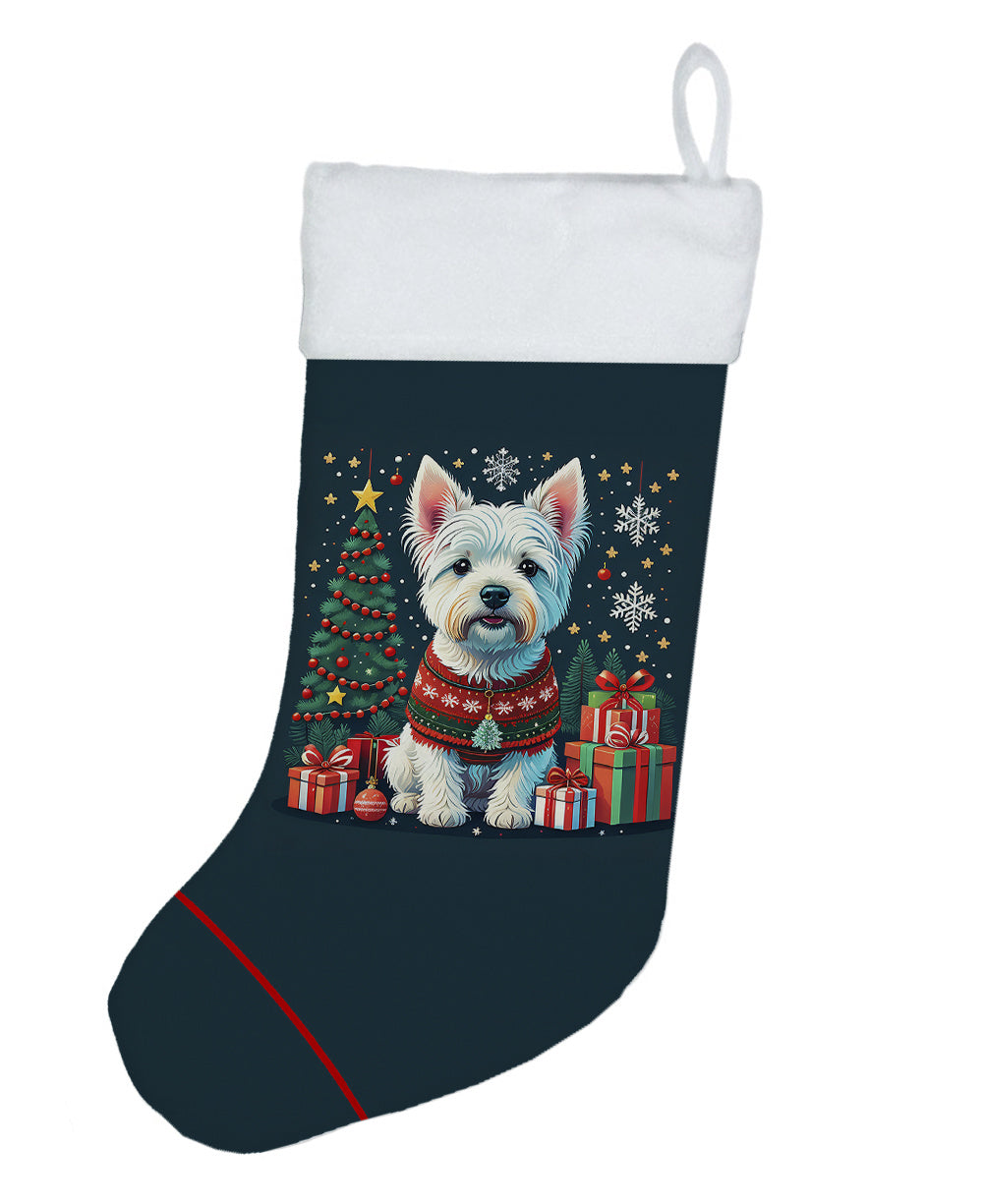 Westie - Christmas Holiday Stocking for Family Decorations