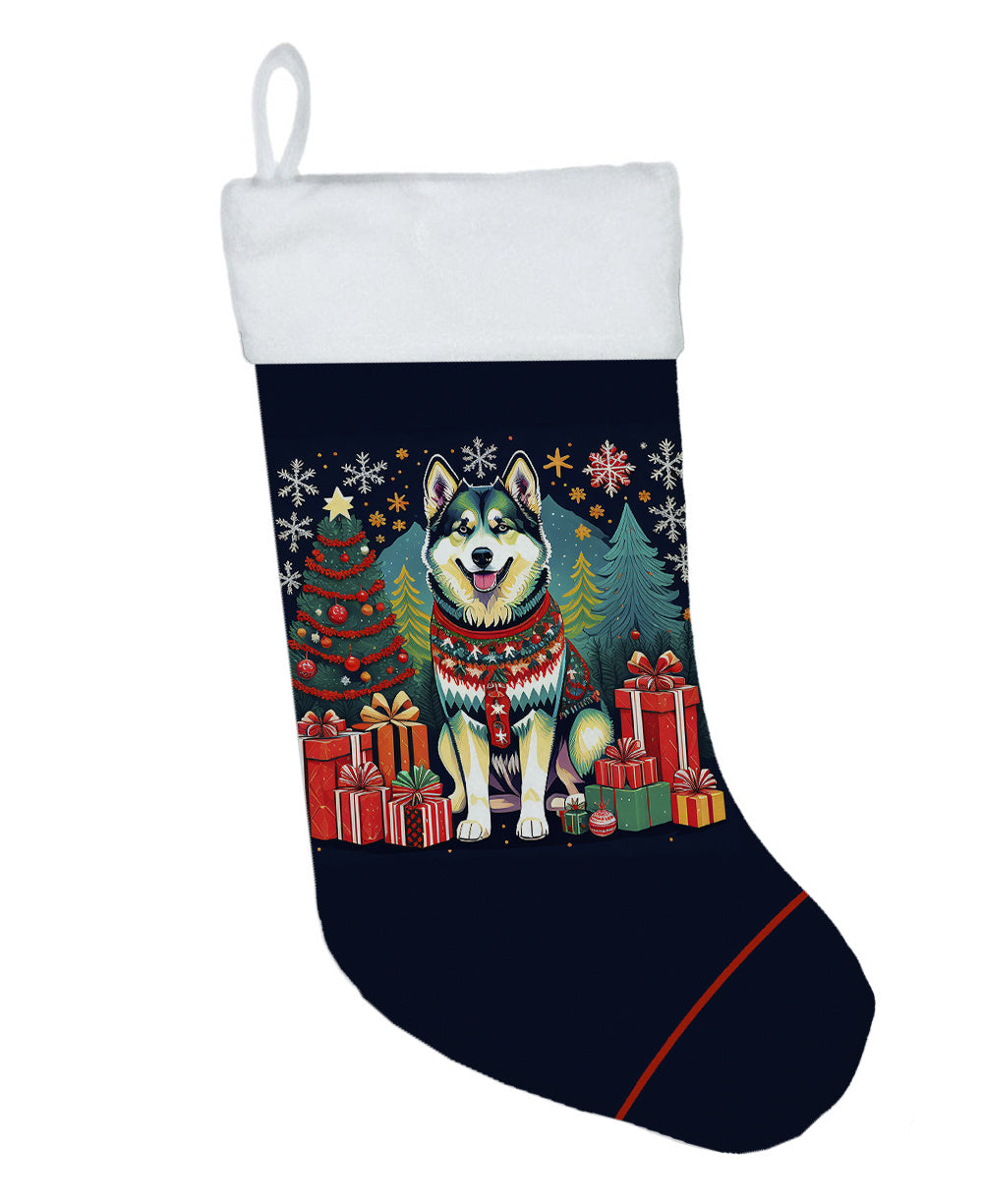 Alaskan Malamute - Christmas Holiday Stocking for Fun Family Decorations