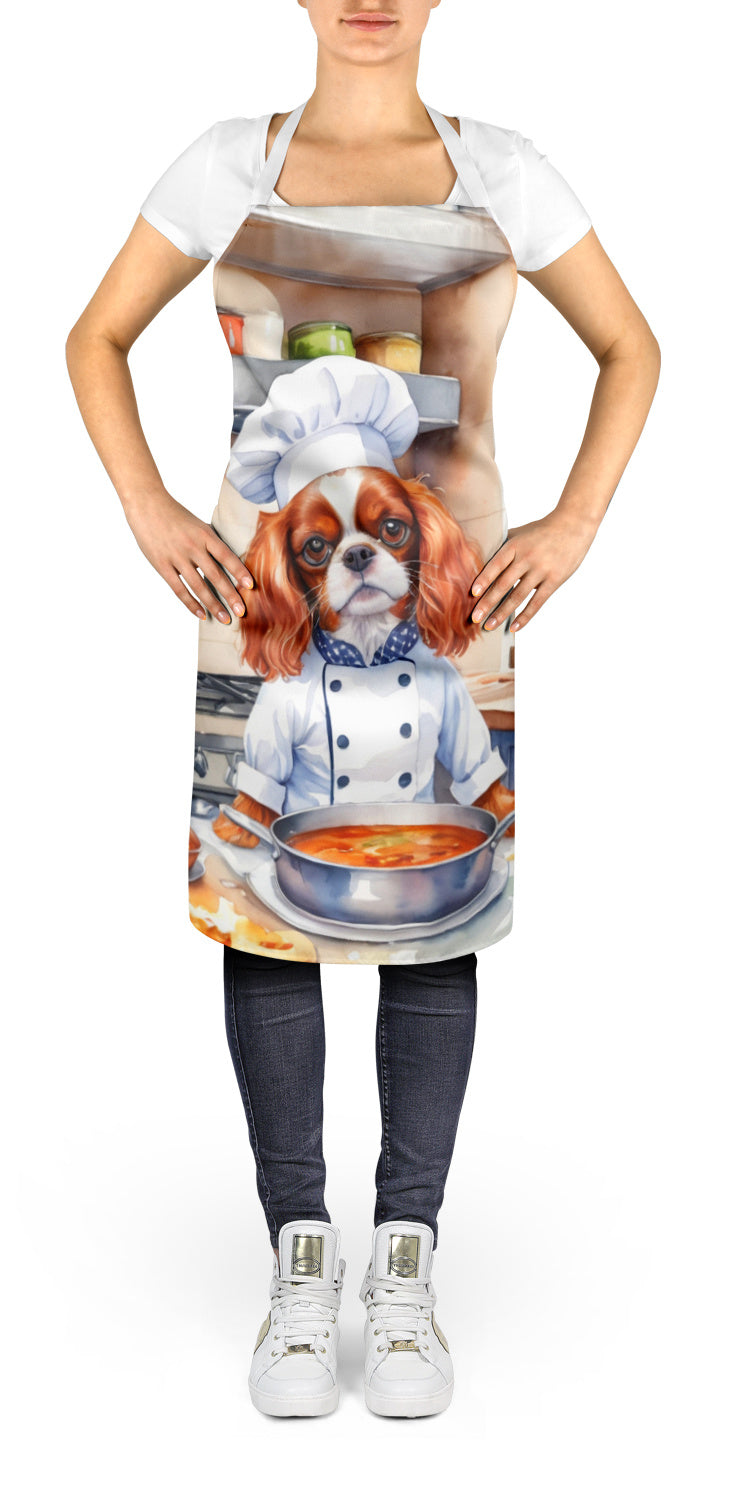 Cavalier Spaniel 2 - The Chef Apron for Adult Women and Men - Unisex Large