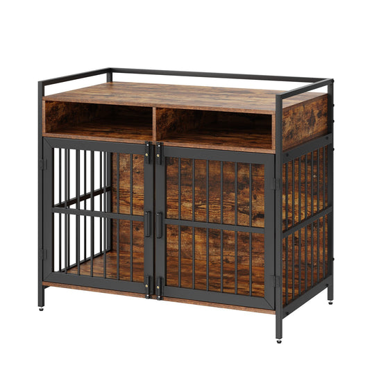 Furniture Style Crate with Storage for Dogs