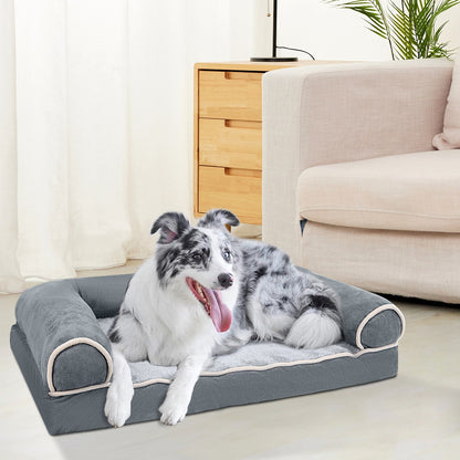 Sofa Bed with Removable and Washable Cover for Large Dogs