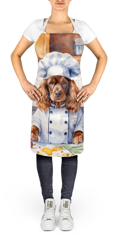 English Cocker Spaniel - The Chef Apron for Adult Women and Men - Unisex Large