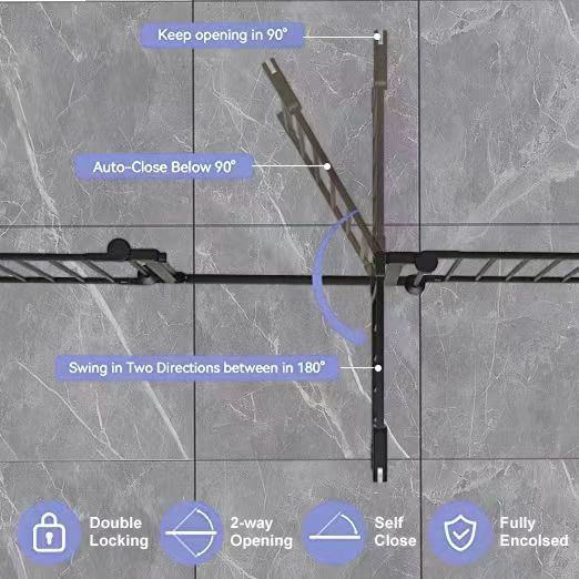 Adjustable 6 Panel Gate for Indoors Dog Safety - 150 inches