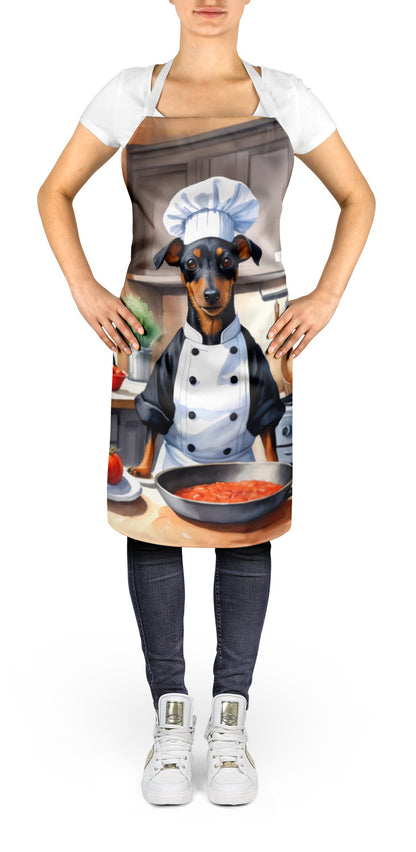 Manchester Terrier - The Chef Apron for Adult Women and Men - Unisex Large