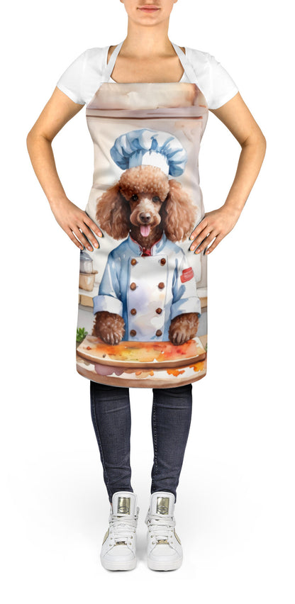 Chocolate Poodle - The Chef Apron for Adult Women and Men - Unisex Large