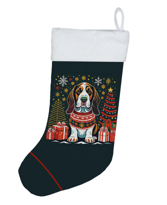 Basset Hound - Christmas Holiday Stocking for Fun Family Decorations