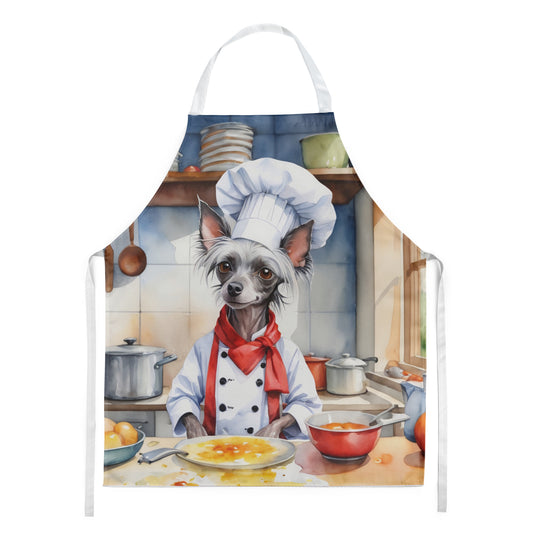 Chinese Crested - The Chef Apron for Adult Women and Men - Unisex Large