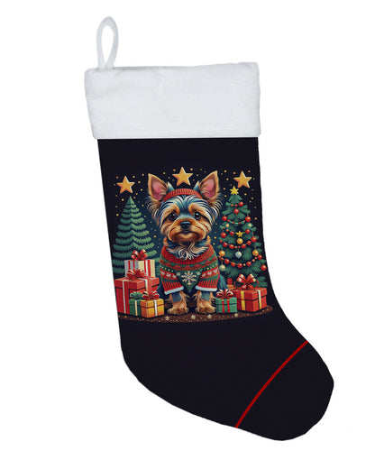 Yorkie Yorkshire Terrier - Christmas Holiday Stocking for Fun Family Decorations