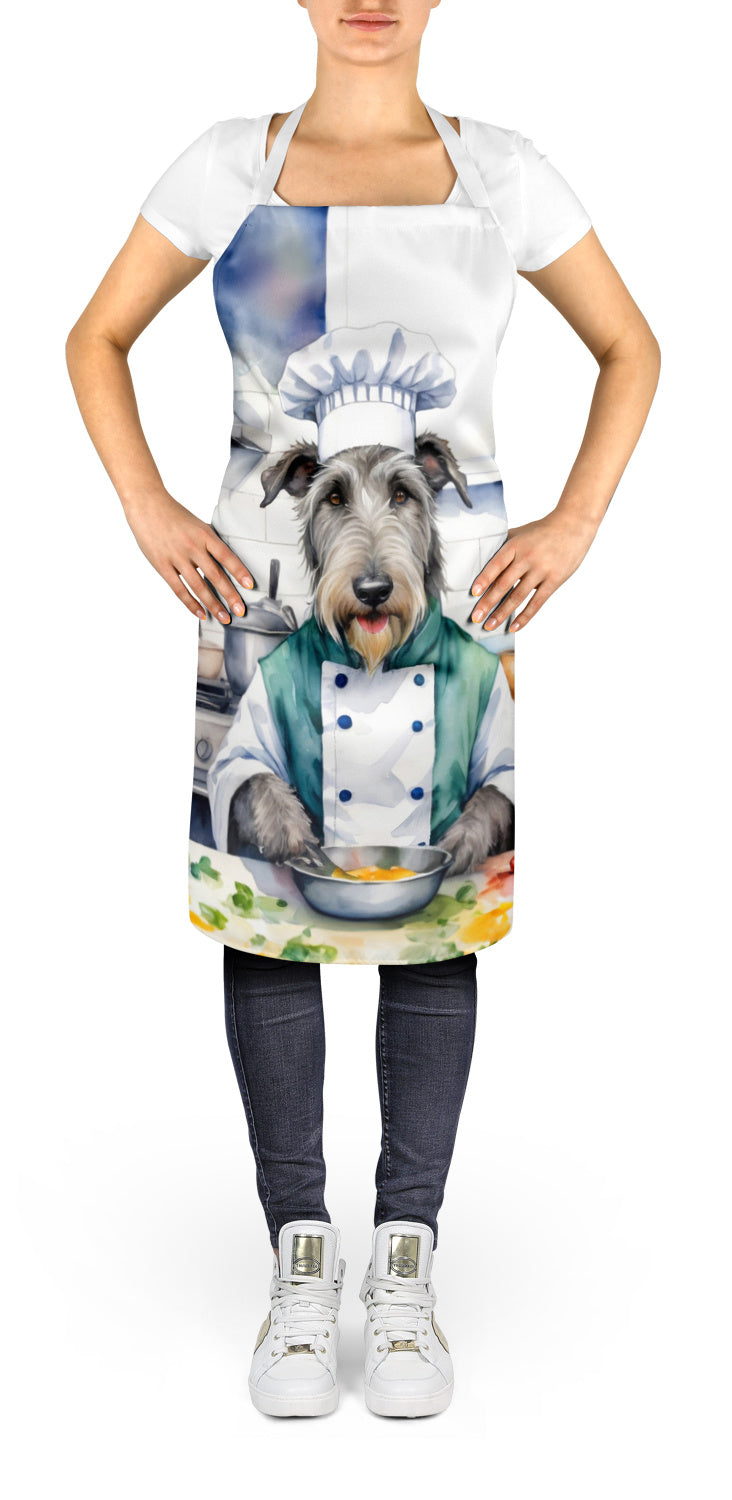 Irish Wolfhound - The Chef Apron for Adult Women and Men - Unisex Large