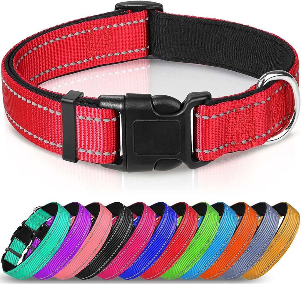 Soft Neoprene Padded Breathable Reflective Dog Collar