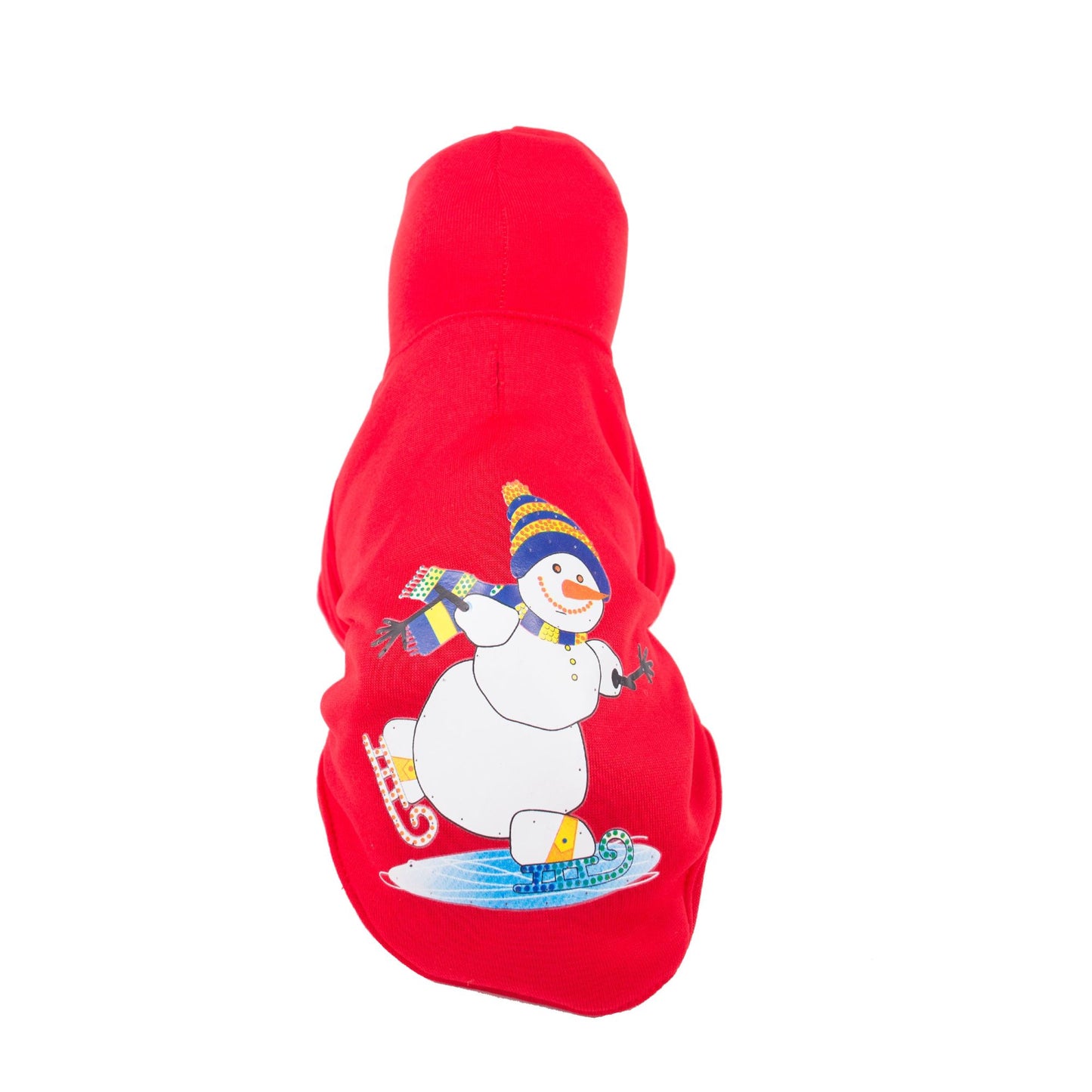 Pet Life - LED Lighting Holiday Snowman Hooded Sweater Costume for Dogs