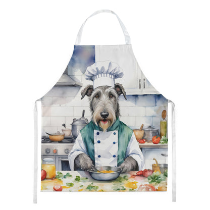 Irish Wolfhound - The Chef Apron for Adult Women and Men - Unisex Large