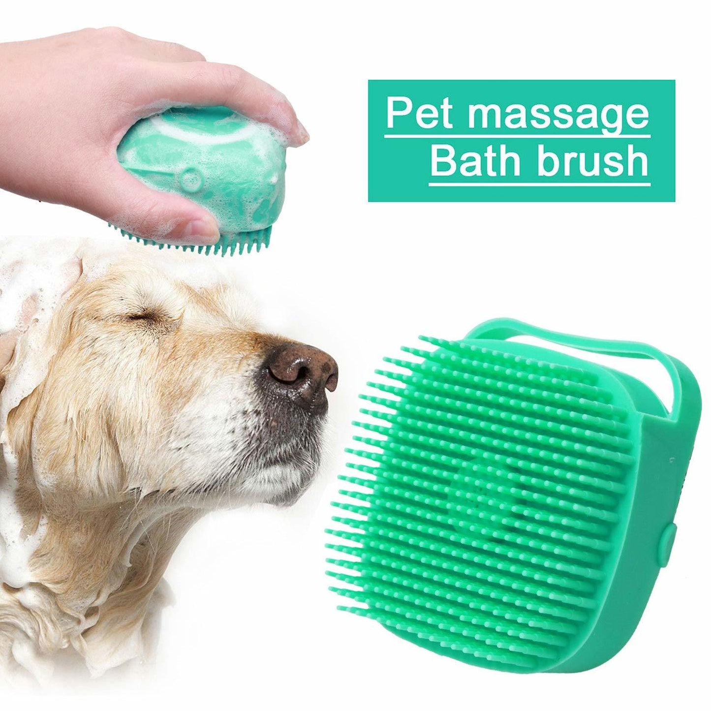 Soft Silicone Shampoo Dispenser For Bath Time for Dogs and Cats