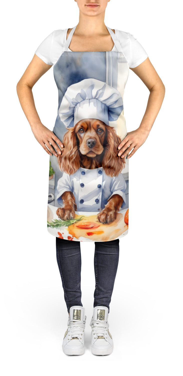 Cocker Spaniel - The Chef Apron for Adult Women and Men - Unisex Large