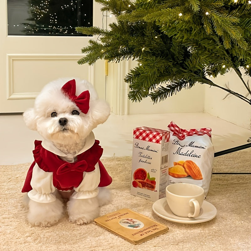 Christmas or New Year's Party Dress For Small and Medium Dogs