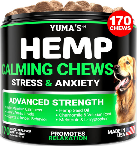 Yuma's - Hemp Oil Advanced Calming Chews for Dogs