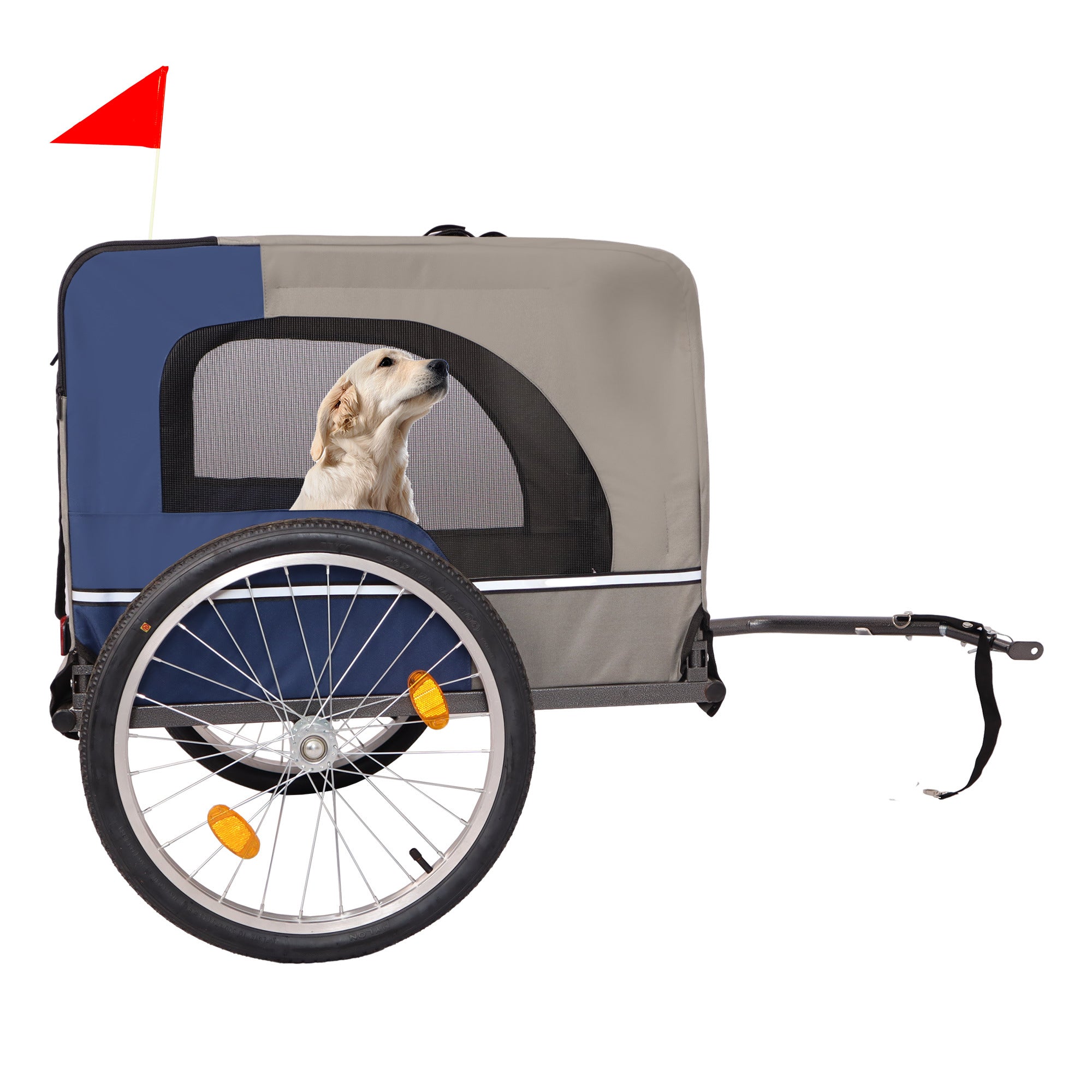 Folding Bicycle Carrier for Medium and Small Breed Dogs