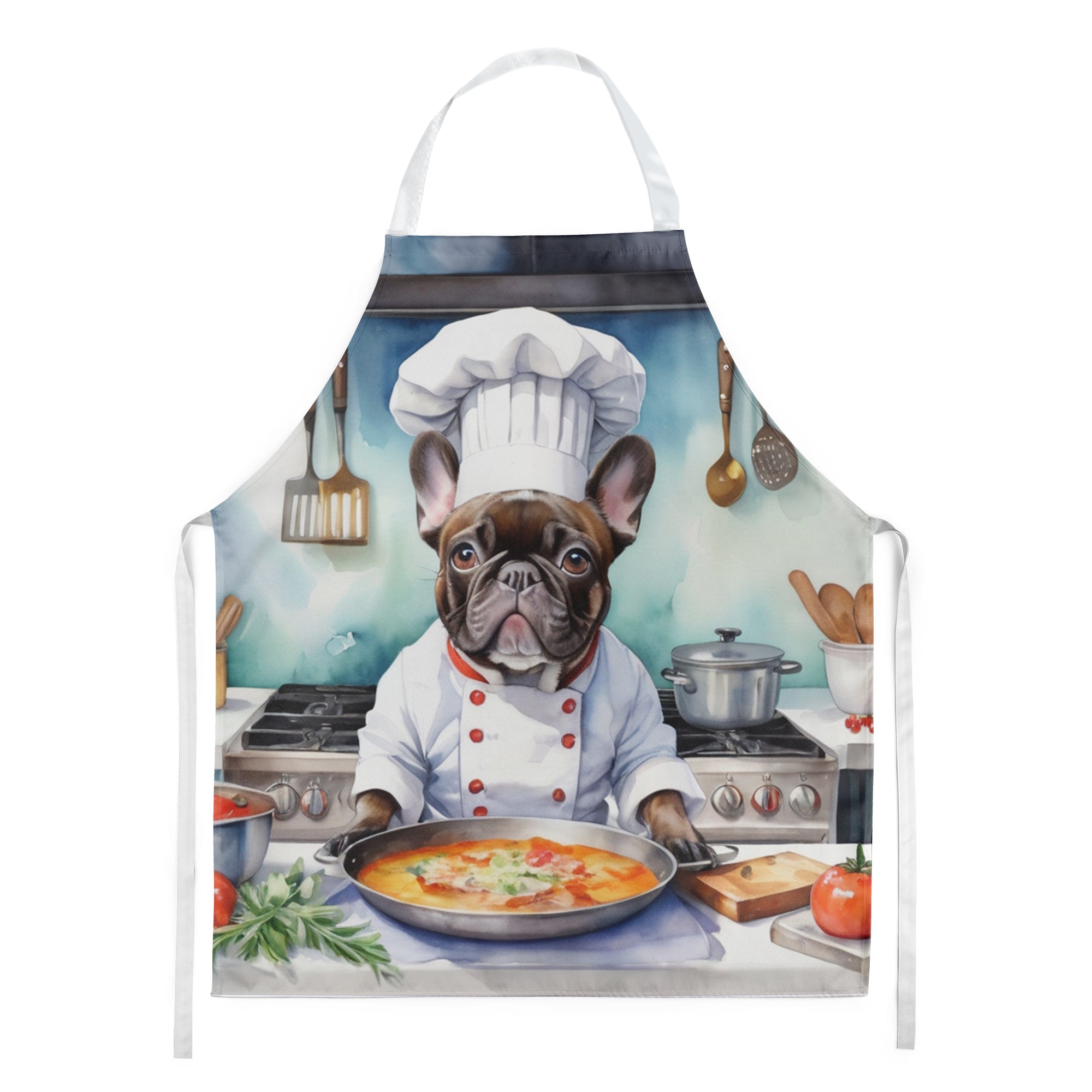 French Bulldog - The Chef Apron for Adult Women and Men - Unisex Large