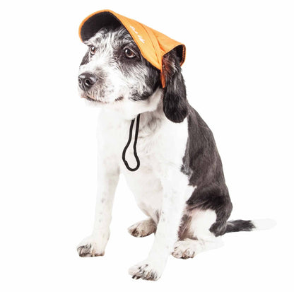 Pet Life Cap-Tivating Uv Protectant Adjustable Hat for Dogs