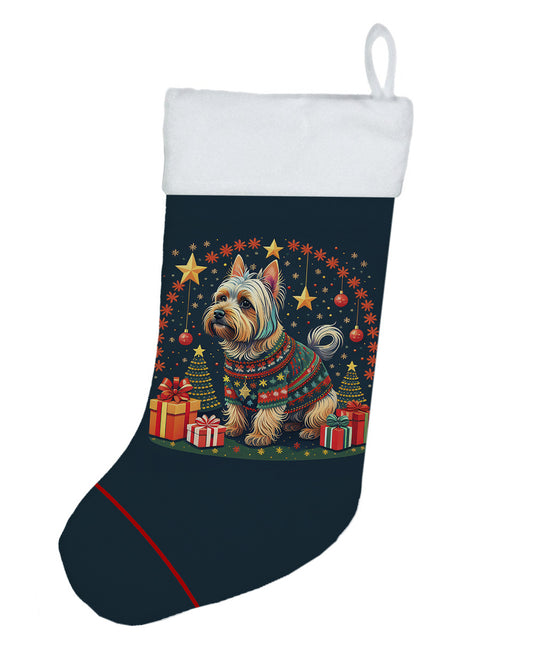 Silky Terrier - Christmas Holiday Stocking for Family Decorations