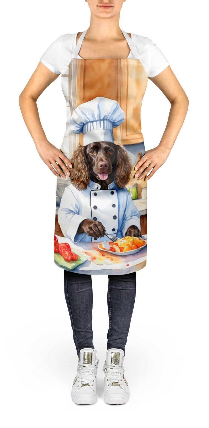 American Water Spaniel - The Chef Apron for Adult Women and Men - Unisex Large