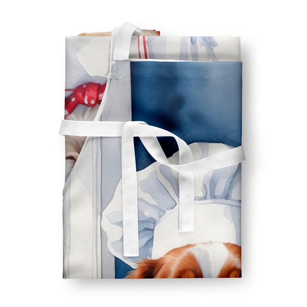 Brittany Spaniel - The Chef Apron for Adult Women and Men - Unisex Large