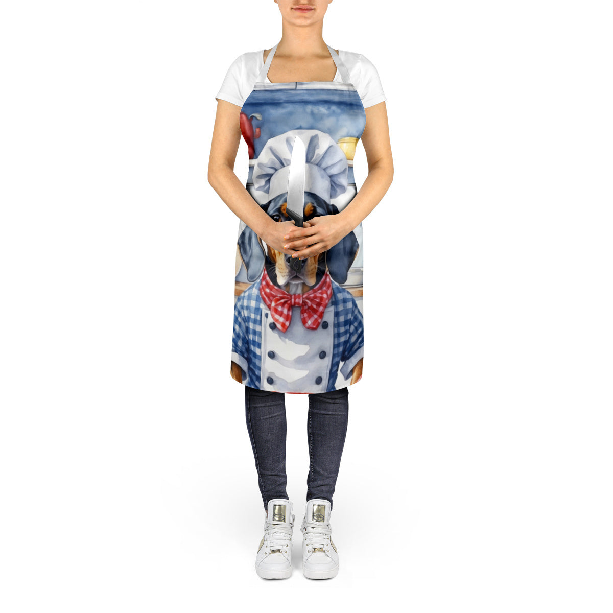 Bluetick Coonhound - The Chef Apron for Adult Women and Men - Unisex Large