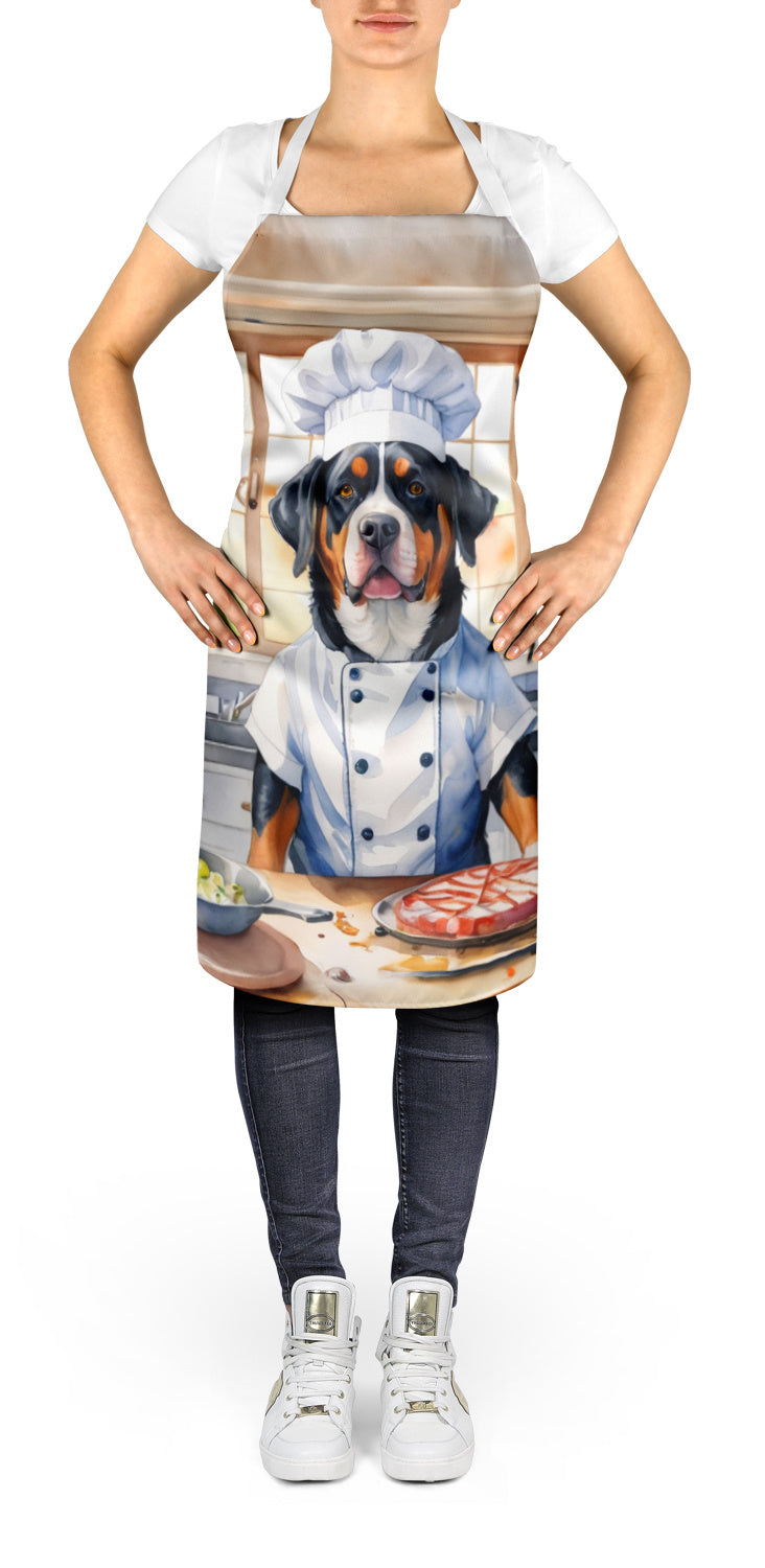 Greater Swiss Mountain Dog - The Chef Apron for Adult Women and Men - Unisex Large