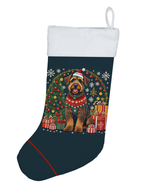 Airedale Terrier -  Christmas Holiday Stocking for Fun Family Decorations