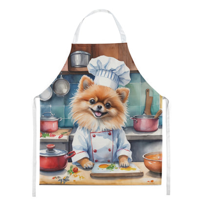 Pomeranian - The Chef Apron for Adult Women and Men - Unisex Large