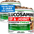 Limited Yuma's - 2 Pack Glucosamine With Chondroitin Joint Pain Relief for Dogs