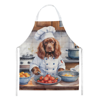 Sussex Spaniel - The Chef Apron for Adult Women and Men - Unisex Large