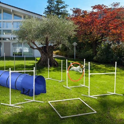 8-Piece Agility Training Equipment Set for Dogs