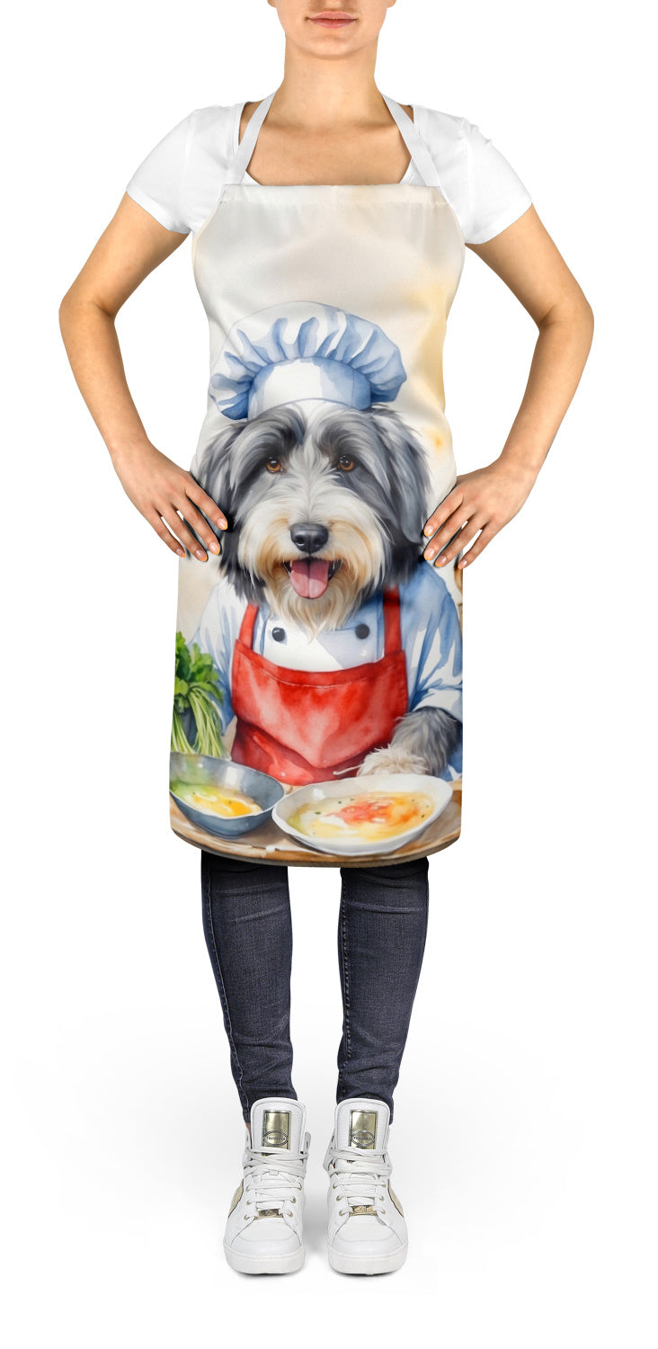 Bearded Collie - The Chef Apron for Adult Women and Men - Unisex Large