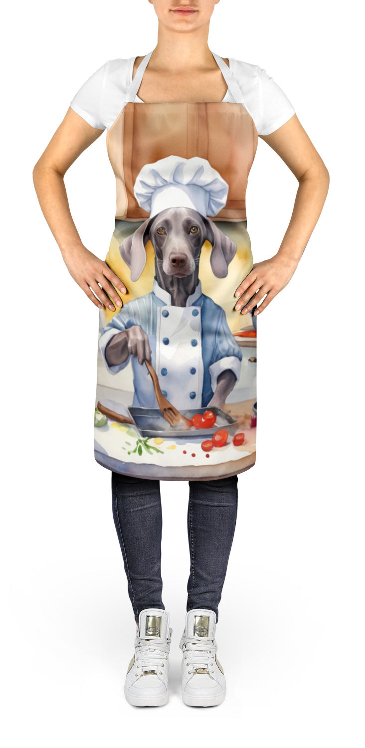 Weimaraner - The Chef Apron for Adult Women and Men - Unisex Large