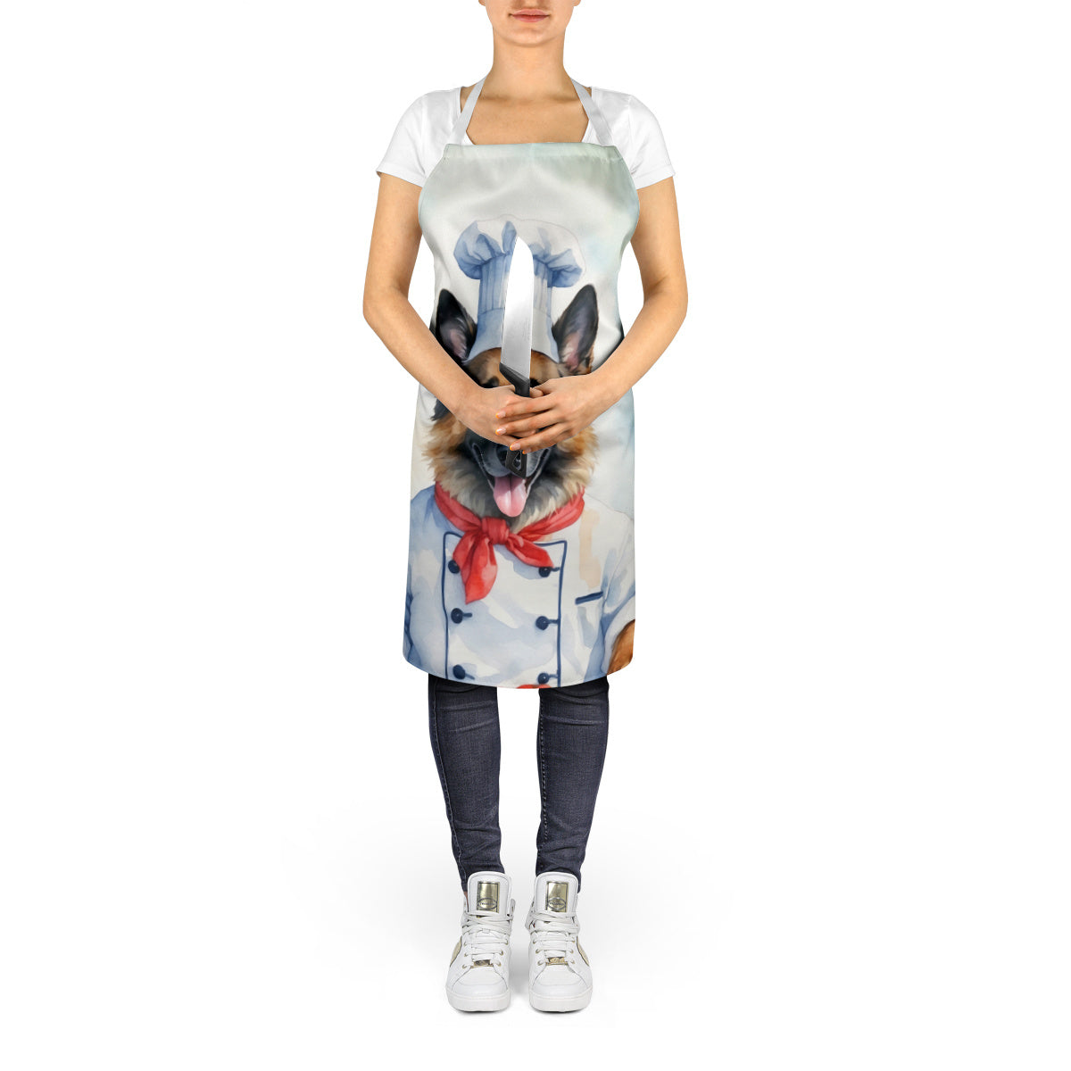 Belgian Tervuren - The Chef Apron for Adult Women and Men - Unisex Large