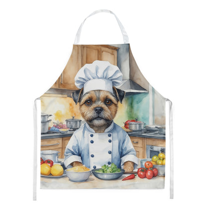 Border Terrier - The Chef Apron for Adult Women and Men - Unisex Large