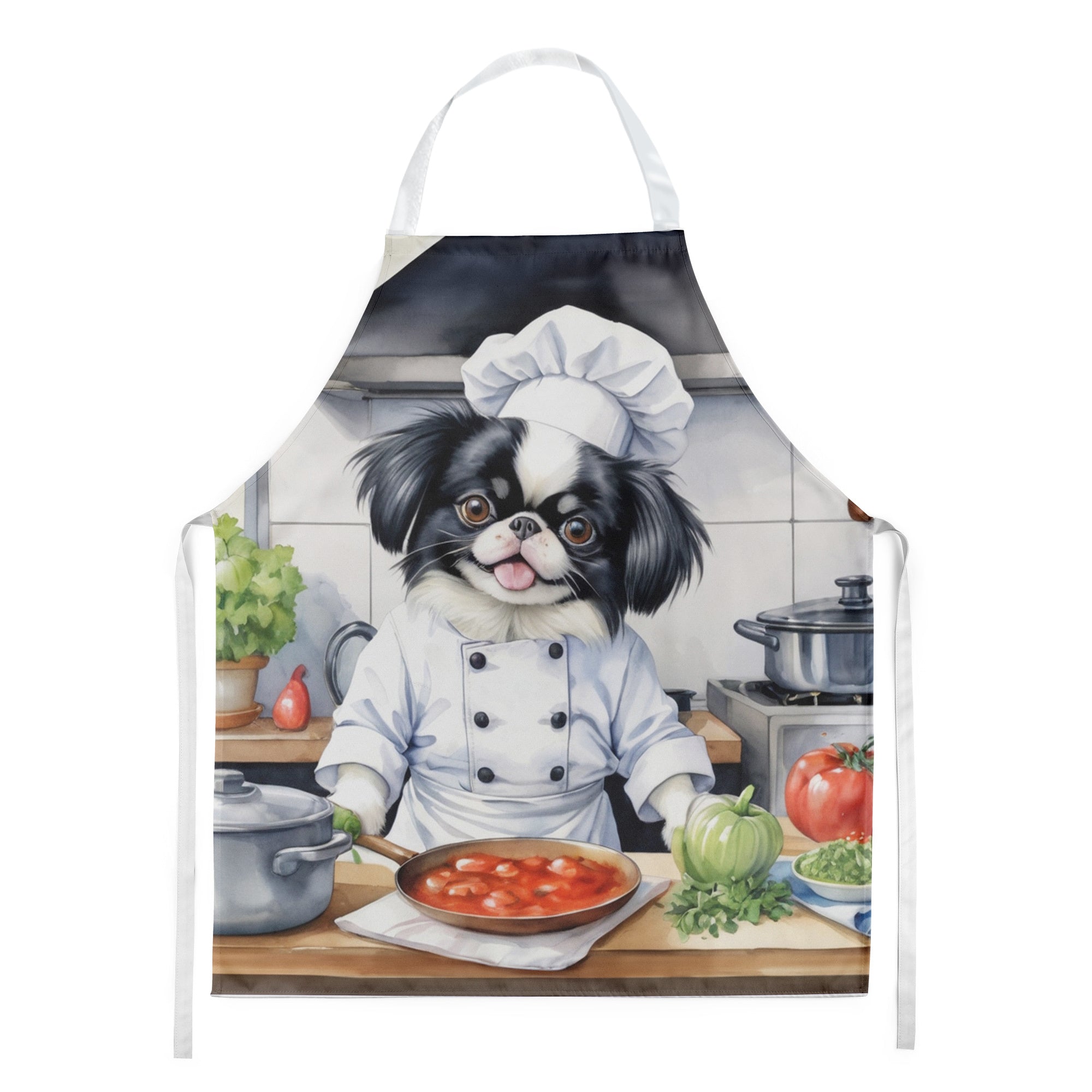 Japanese Chin - The Chef Apron for Adult Women and Men - Unisex Large
