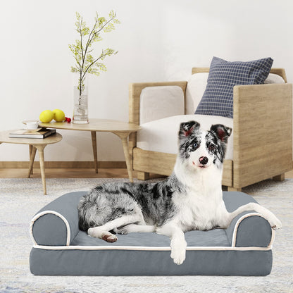 Sofa Bed with Removable and Washable Cover for Large Dogs