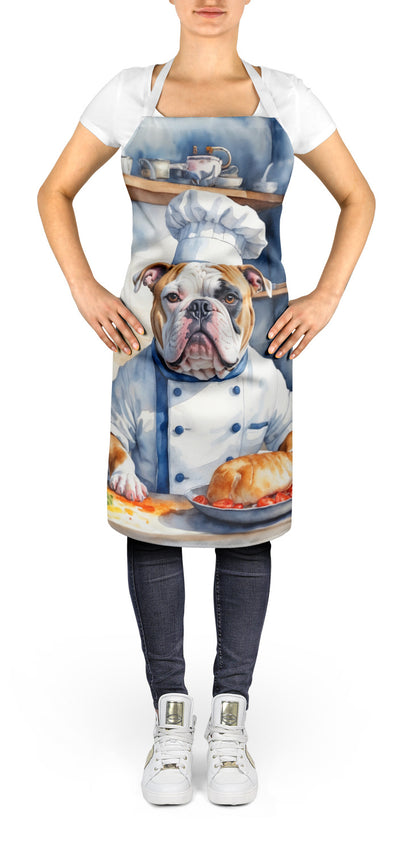 American Bulldog - The Chef Apron for Adult Women and Men - Unisex Large