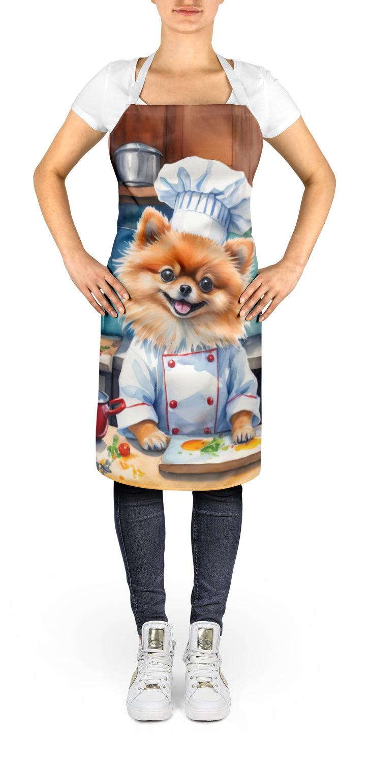 Pomeranian - The Chef Apron for Adult Women and Men - Unisex Large