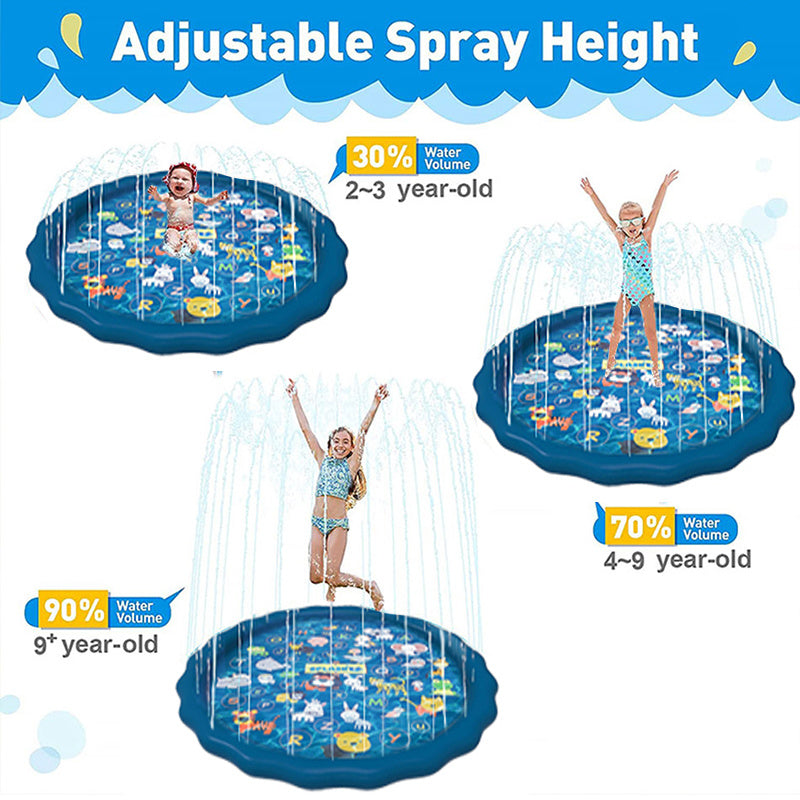 Fun Inflatable Water Fountain Pad for Pets and Kids