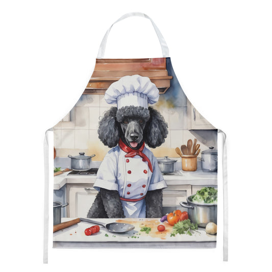 Black Poodle - The Chef Apron for Adult Women and Men - Unisex Large