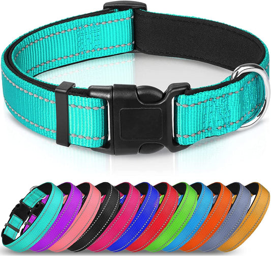 Soft Neoprene Padded Breathable Reflective Dog Collar