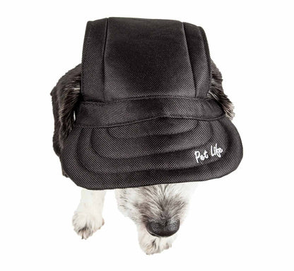 Pet Life Cap-Tivating Uv Protectant Adjustable Hat for Dogs