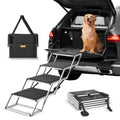 RESTOCKING - Folding 4-step Aluminum Dog Steps for Loads up to 250 lbs