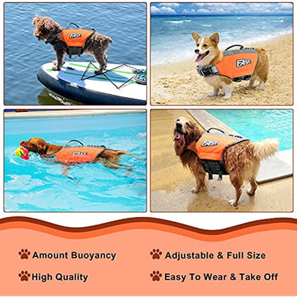 Reflective Adjustable Life Jacket for Dogs