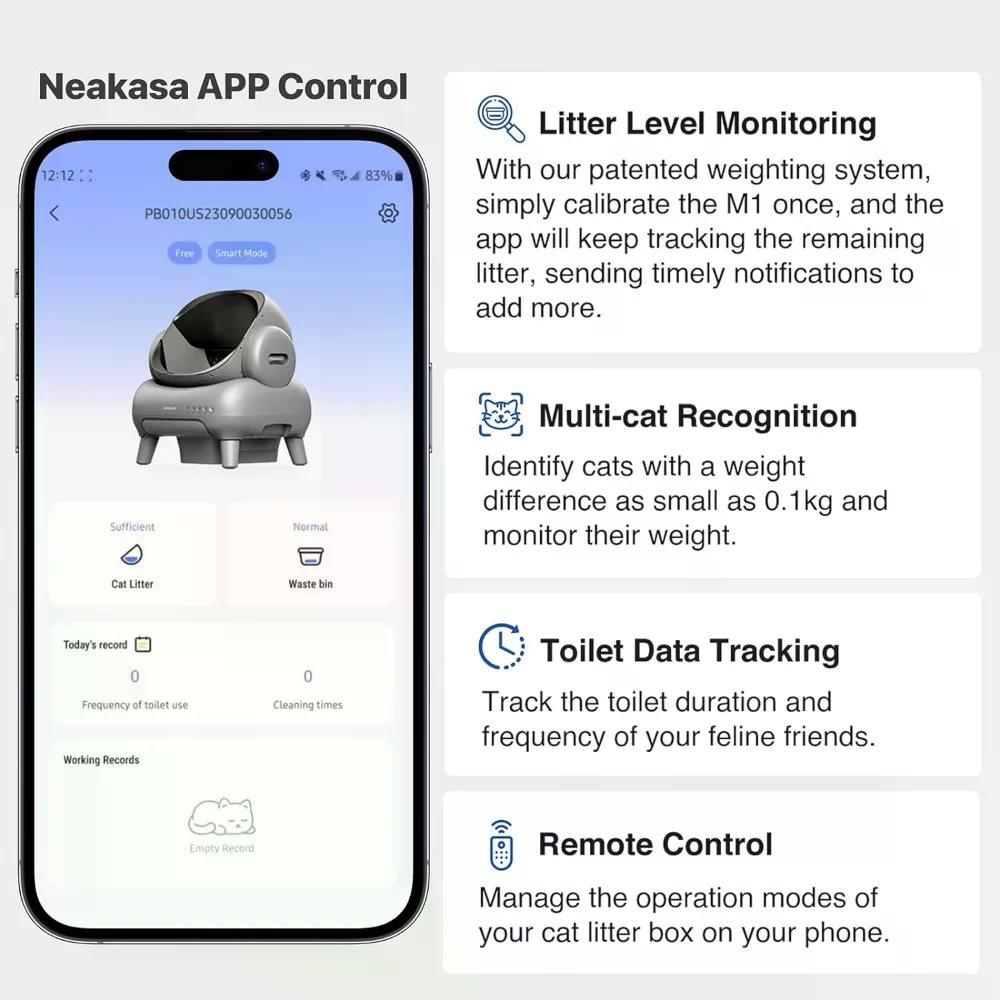 Automatic Litter Box With APP Control for Cats