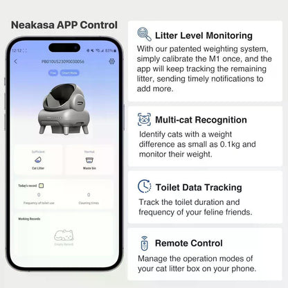 Automatic Litter Box With APP Control for Cats