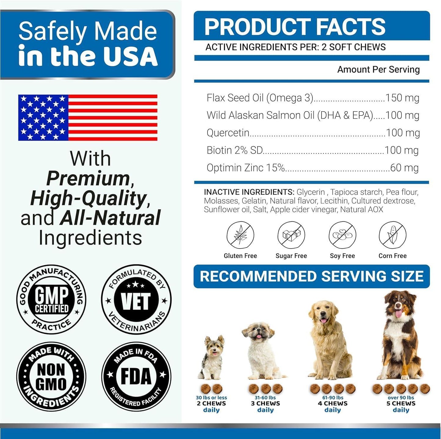 Limited Time!!!  Yuma's - 2 Pack Omega 3 Fish Oil for Skin and Coat Supplement for Dogs